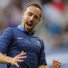 Franck Ribéry lors de la victoire de l'équipe de France face à la Serbie (2-0) le 31 mai 2012 à Reims
