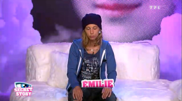 Emilie dans la quotidienne de Secret Story 6, vendredi 1er juin 2012, sur TF1