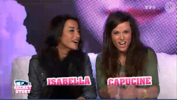 Isabella et Capucine dans la quotidienne de Secret Story 6, vendredi 1er juin 2012 sur TF1