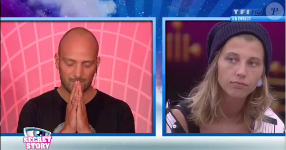 Kévin vs Emilie dans Secret Story 6, vendredi 1er juin 2012, sur TF1