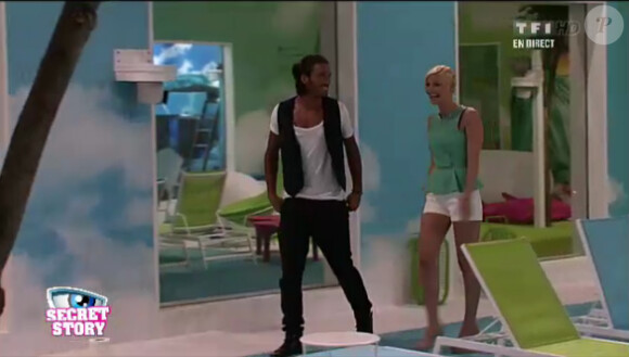 Nadège et Thomas font leur entrée dans Secret Story 6, vendredi 1er juin 2012, sur TF1