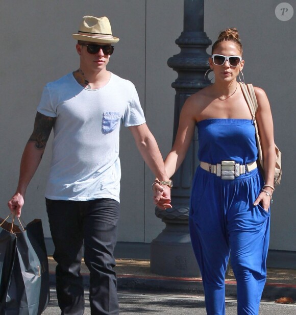 Jennifer Lopez et Casper Smart à Los Angeles, le 20 mai 2012.