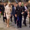 Le prince Albert de Monaco et la princesse Charlene le 13 mai 2012 lors du 54e pélerinage militaire à Lourdes.