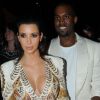 Kim Kardashian et Kanye West à Cannes le 23 mai 2012