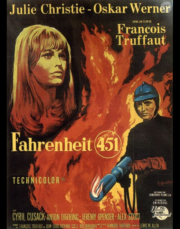 Fahrenheit 451 (1966) de François Truffaut.