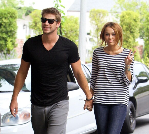 Miley Cyrus et Liam Hemsworth à Los Angeles le 8 juin 2010