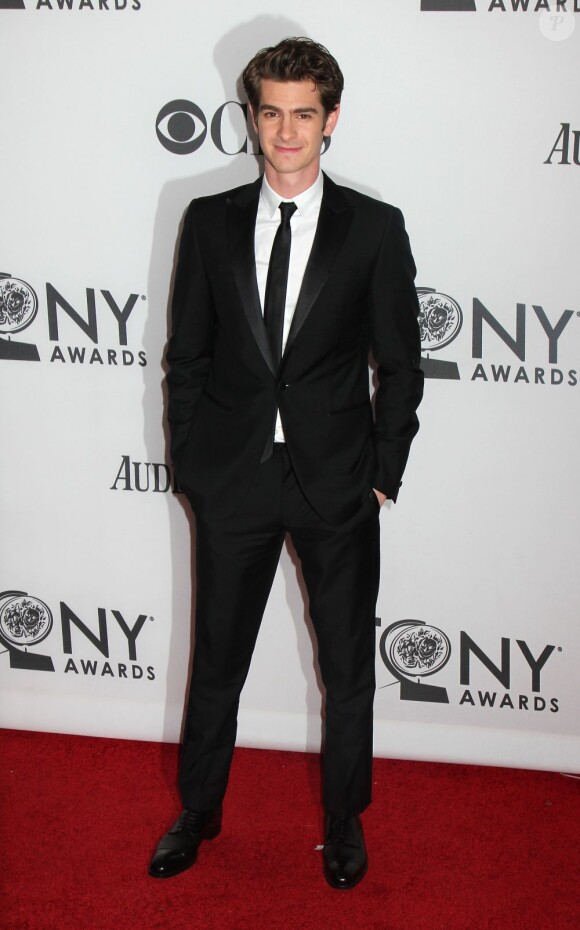 Andrew Garfield à la 66e cérémonie des Tony Awards, à New York, le 10 juin 2012.