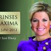 La princesse Maxima des Pays-Bas était très attendue pour l'inauguration du Musée Sjoel d'Elburg le 13 juin 2012.
