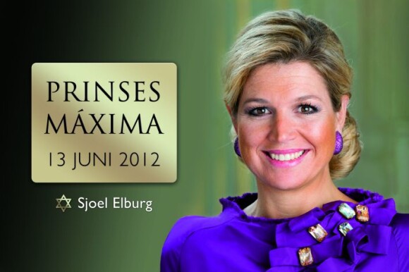 La princesse Maxima des Pays-Bas était très attendue pour l'inauguration du Musée Sjoel d'Elburg le 13 juin 2012.