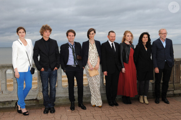 Le jury du festival du film romantique de Cabourg, le 15 juin 2012