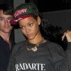Rihanna en pleine soirée, quitte son hôtel, le Gansevoort, pour se rendre chez sa grand-mère à Brooklyn. New York, le 17 juin 2012.