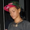 Rihanna en pleine soirée, quitte son hôtel, le Gansevoort, pour se rendre chez sa grand-mère à Brooklyn. New York, le 17 juin 2012.