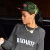 Rihanna rend visite à sa grand-mère Dolly dans sa maison de Brooklyn. New York, le 17 juin 2012.