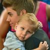 Justin Bieber et son petit frère Jaxon aux MuchMusic Video Awards, à Toronto, le 17 juin 2012.