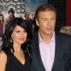 Alec Baldwin et sa fiancée Hilaria Thomas le 8 juin 2012 à Hollywood