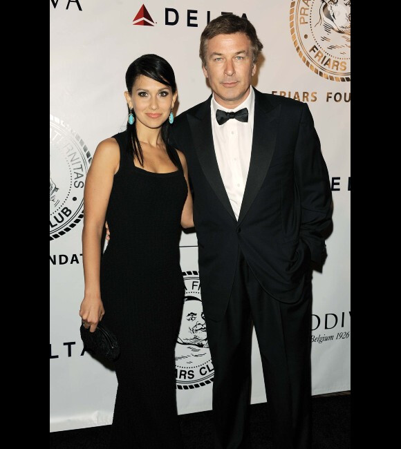 Alec Baldwin et sa fiancée Hilaria Thomas le 12 juin 2012 à New York
