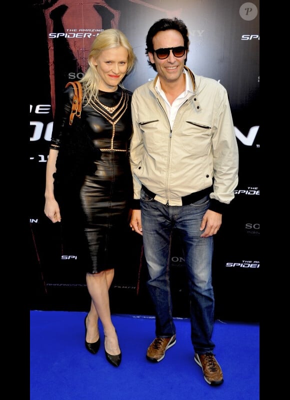 Anthony Delon et Anna Sherbinina lors de l'avant-première de The Amazing Spider-Man à Paris, le 20 juin 2012.