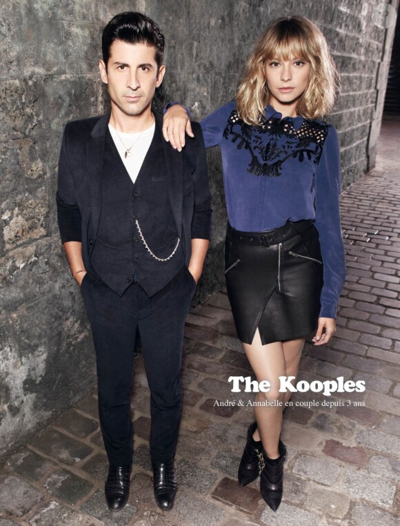 André et Annabelle posent pour la campagne automne-hiver 2012-2013 de The Kooples