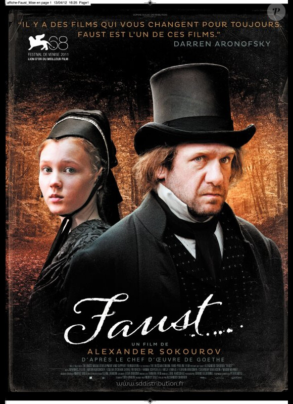 L'affiche du film Faust
