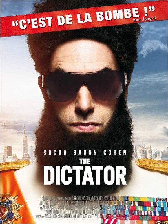 L'affiche du film The Dictator avec Sacha Baron Cohen