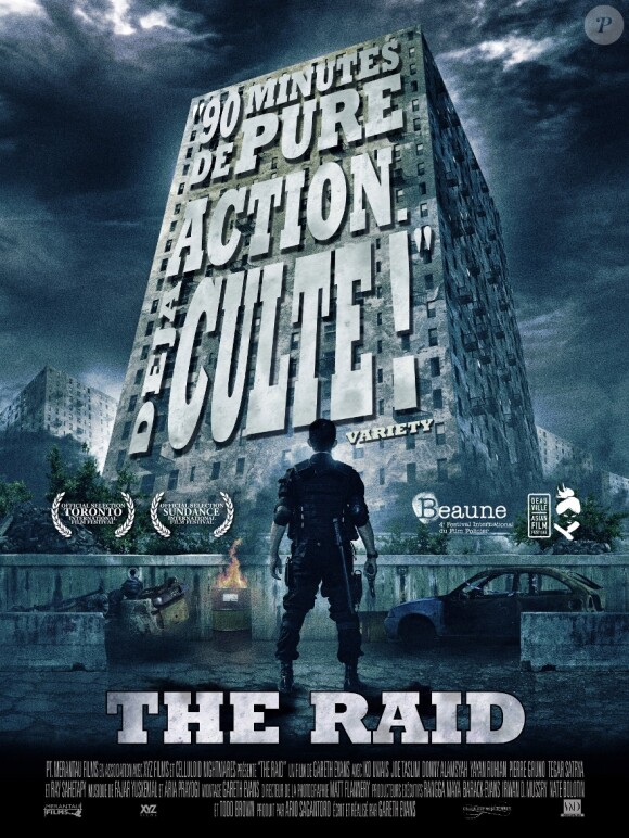 L'affiche du film The Raid