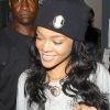 Rihanna, tout sourire à la sortie d'un studio d'enregistrement dans East London. Londres, le 20 juin 2012.