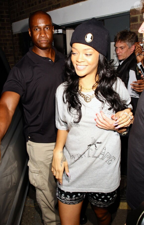 Rihanna à Londres. Le 20 juin 2012.