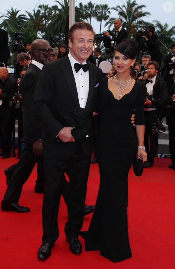 Alec Baldwin et sa fiancée Hilaria à Cannes en mai 2012