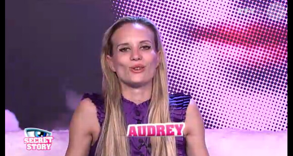 Audrey dans la quotidienne de Secret Story 6 le lundi 25 juin 2012 sur TF1