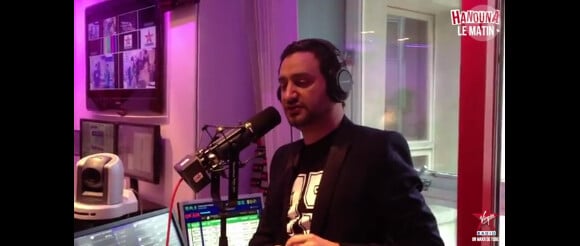 Cyril Hanouna, dans Hanouna le matin sur Virgin Radio, le mardi 26 juin 2012.