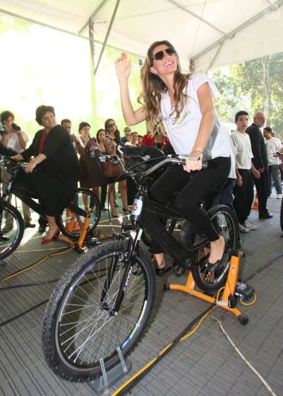 Gisele Bündchen à Rio de Janeiro le 4 juin 2012.