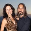 Lisa Edelstein et son compagnon Robert Russell, très amoureux, lors d'une soirée à Taormina, en Sicile, le 26 juin 2012