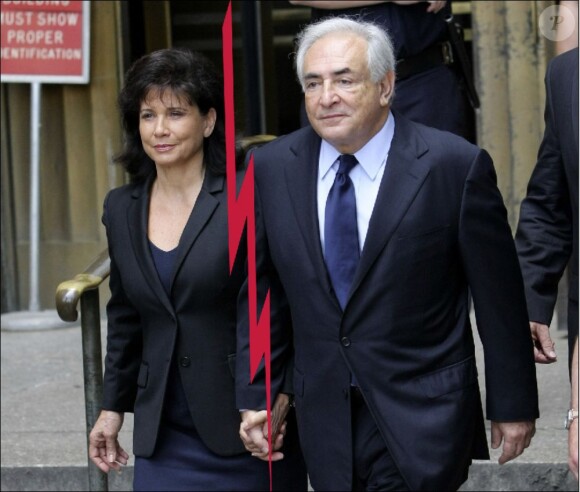 Anne Sinclair et Dominique Strauss-Kahn le 6 juin 2011 à New York