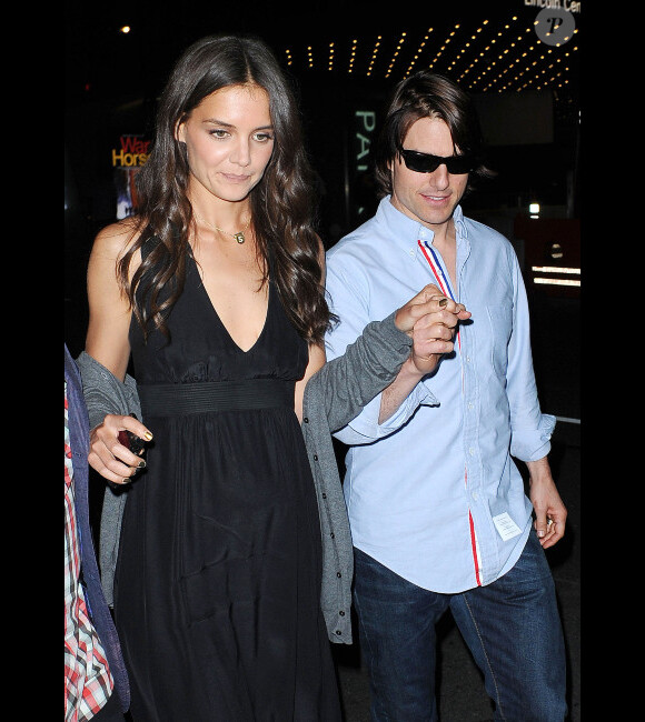 Tom Cruise et Katie Holmes en août 2011 à New York