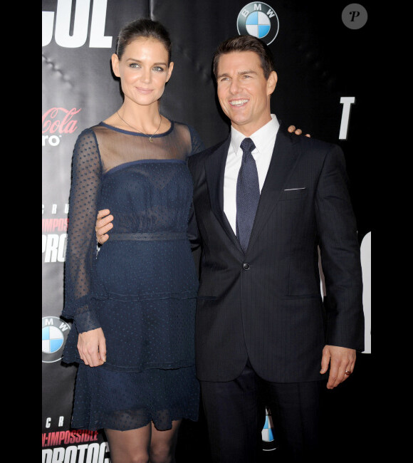 Tom Cruise et Katie Holmes, sublime, à New York en décembre 2011