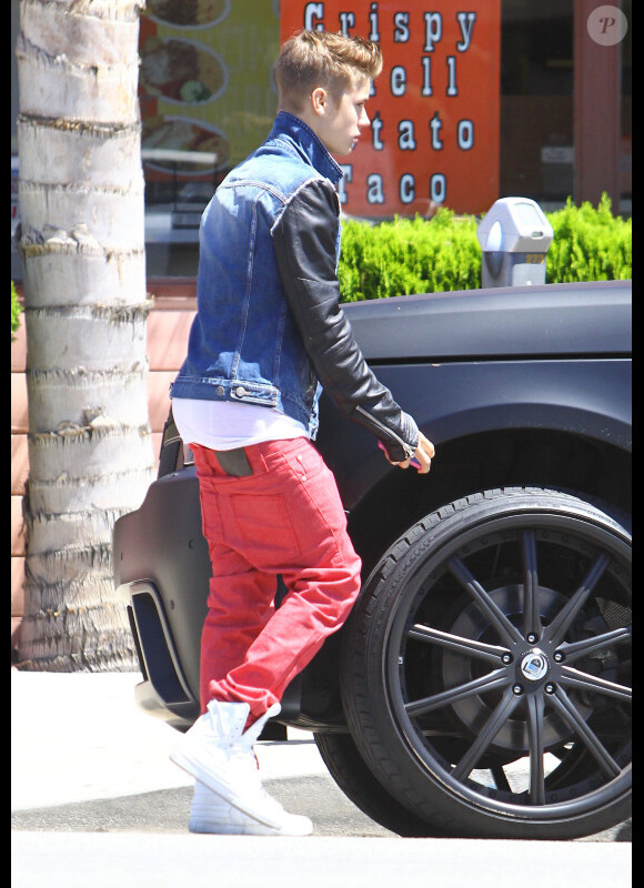 Justin Bieber, à Los Angeles, le samedi 30 juin 2012.
