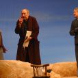 Maurice Chevit dans la pièce  Le Vent des peupliers , en 2003, avec Georges Wilson et Jacques Sereys. Le comédien, célèbre pour son rôle de Marius dans  Les Bronzés font du ski , est mort le 2 juillet 2012 à 88 ans.