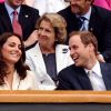 Kate Middleton et le prince William à Wimbledon le 4 juillet 2012.