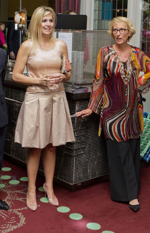 La princesse Maxima des Pays-Bas assistait le 4 juillet 2012 à Amsterdam au concert annuel du Royal Concertgebouw Orchestra, dont elle est la marraine.