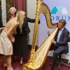 La harpe, un instrument nouveau pour la princesse ? La princesse Maxima des Pays-Bas assistait le 4 juillet 2012 à Amsterdam au concert annuel du Royal Concertgebouw Orchestra, dont elle est la marraine.