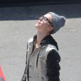 Justin Bieber à Los Angeles, sur le tournage de son nouveau clip  As long as you love me , le vendredi 6 juillet 2012.