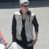 Justin Bieber à Los Angeles, sur le tournage de son nouveau clip As long as you love me, le vendredi 6 juillet 2012.