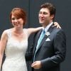 Mariage d'Ellie Kemper et Michael Koman à New York, le 7 juillet 2012.