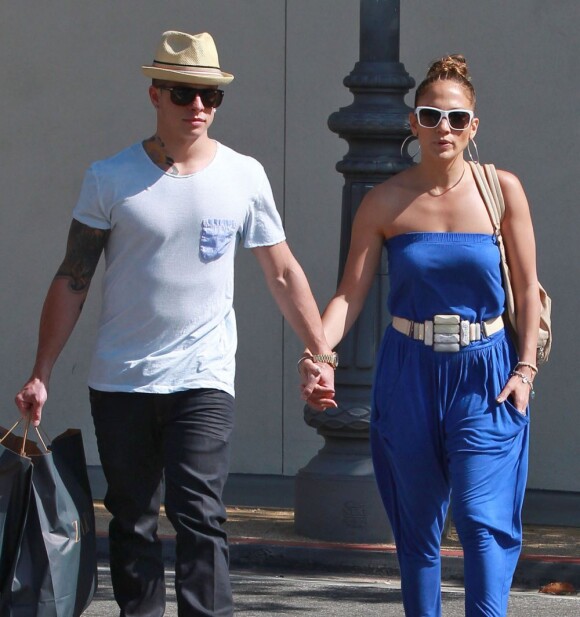 Jennifer Lopez et Caspert Smart le 20 mai 2012 à Los Angeles