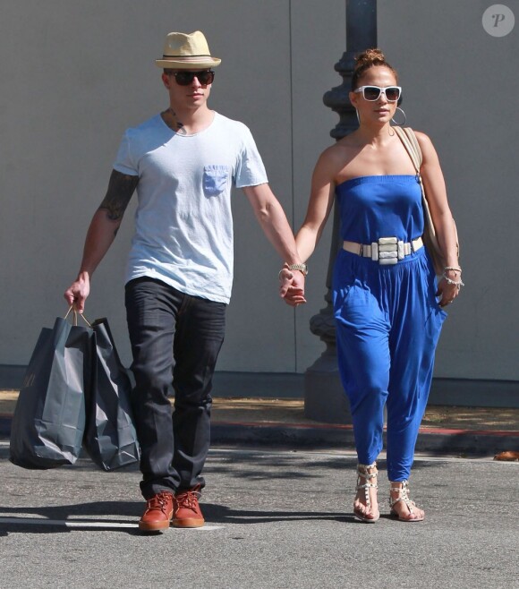 Jennifer Lopez et Caspert Smart le 20 mai 2012 à Los Angeles