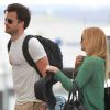 Exclu : Lauren Conrad et son petit ami William Tell arrivent à l'aéroport de Cabo San Luca après un séjour en amoureux. Le 15 juillet 2012.