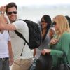 Exclu : Lauren Conrad et son petit ami William Tell quittent Cabo San Luca après leur escapade amoureuse. Le 15 juillet 2012.