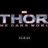 Thor : The Dark World sortira le 8 novembre 2013 aux USA.