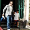 Nicolas Cage en vacances en Italie avec son fils Kal-el. Le 17 juillet 2012.