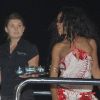 Exclu : Rihanna remonte sur son yacht après avoir dîné au restaurant Il San Pietro dans la commune de Positano. Le 19 juillet 2012.